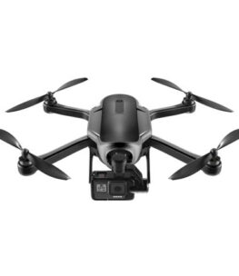 Drone with Camera Isolated on Empty White Background: 3D Rendering